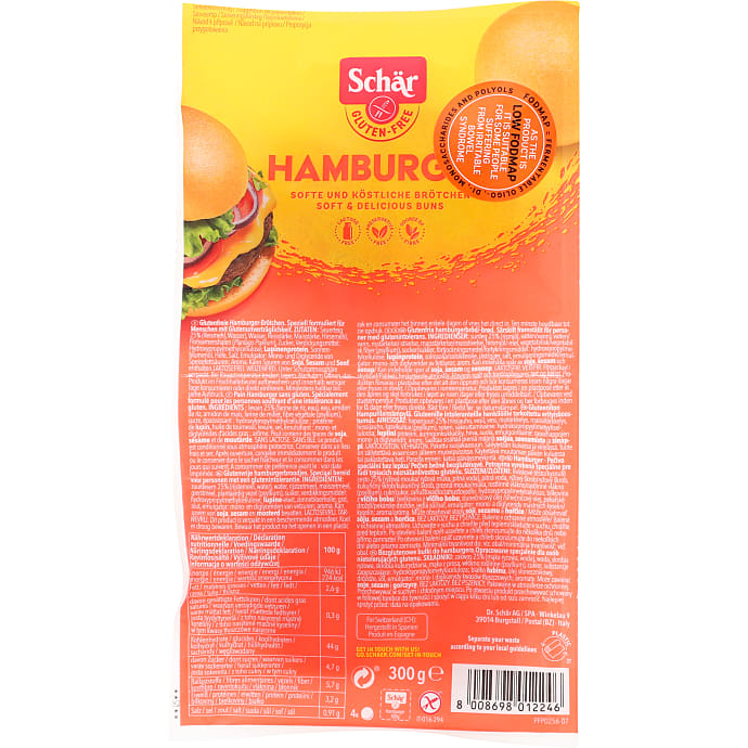 Burgerboller glutenfri laktosefri
