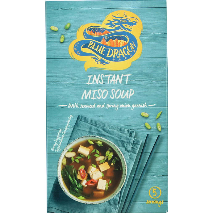 Blue Dragon Instant misosuppe m. tang og forårsløg