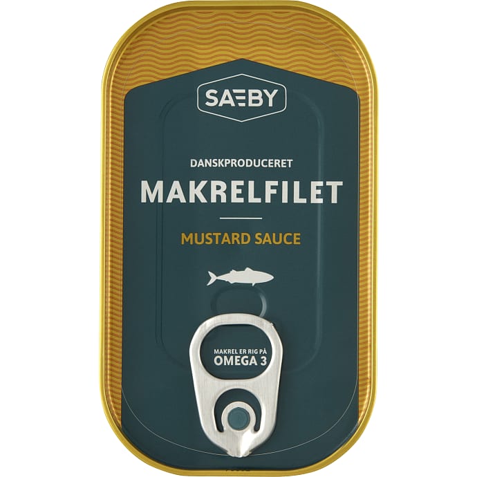 Makrelfilet i sennepssauce