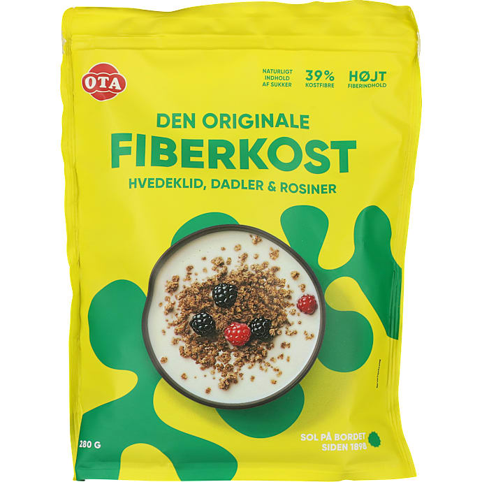 Fiberkost m. dadler og rosiner
