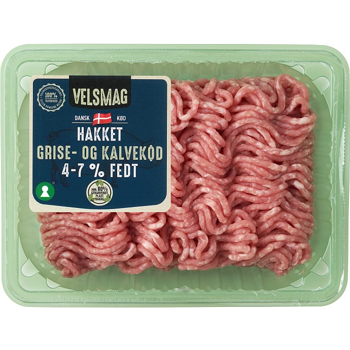 Velsmag Hakket grise- og kalvekød 4-7% fedt 400 g