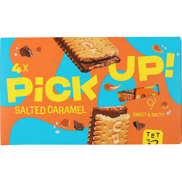 Pick Up! Chokoladekiks m. saltkaramelfyld