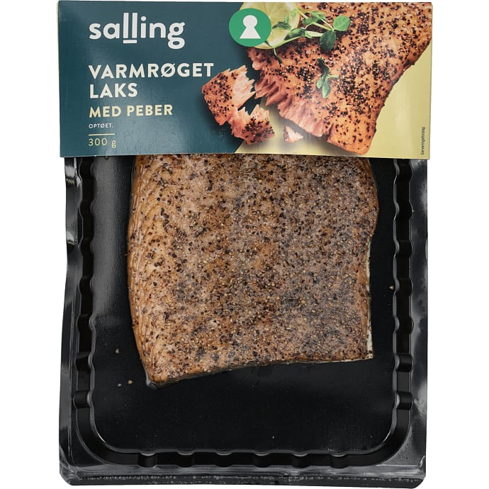Salling Varmrøget laks med peber