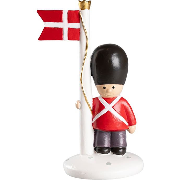 Soldat med Flag H:12,7 cm Dannebrog