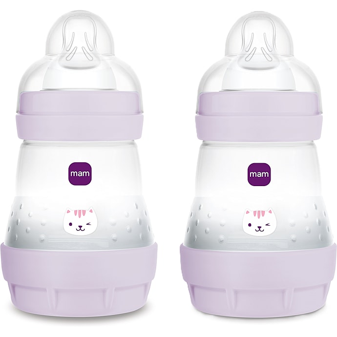 Sutteflaske slow flow anti-kolik 160 ml - flere varianter - assorteret