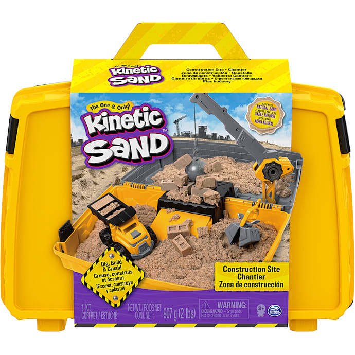 Kinetic Sand kuffert med sand