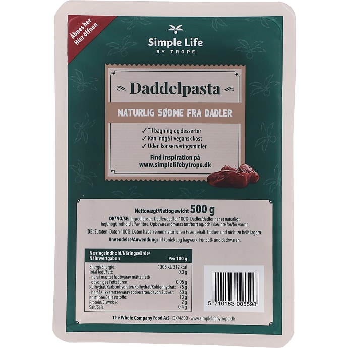 Daddelpasta