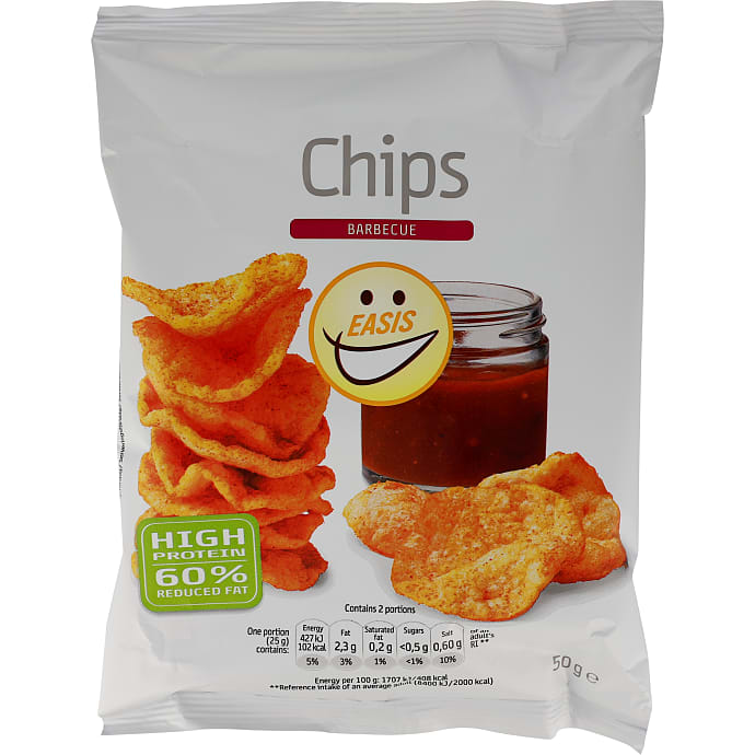 Chips m. barbecue