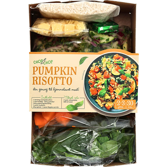 Græskar risotto færdigret