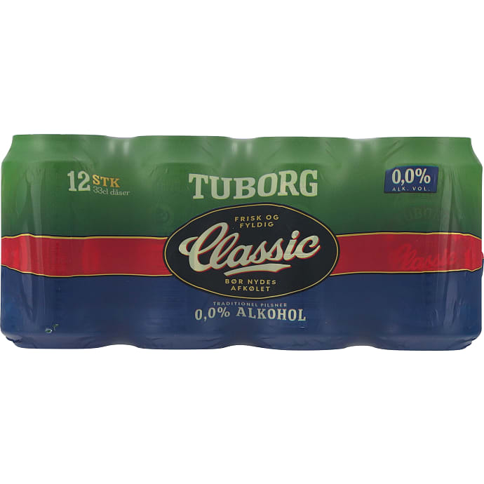 Tuborg Classic 0,0% alkoholfri