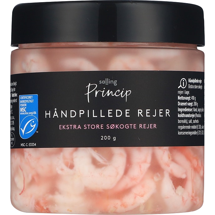 Salling Princip Håndpillede Rejer i Lage