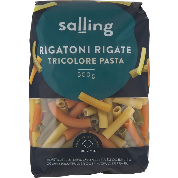 Salling Rigatoni rigate tricolore 500 g