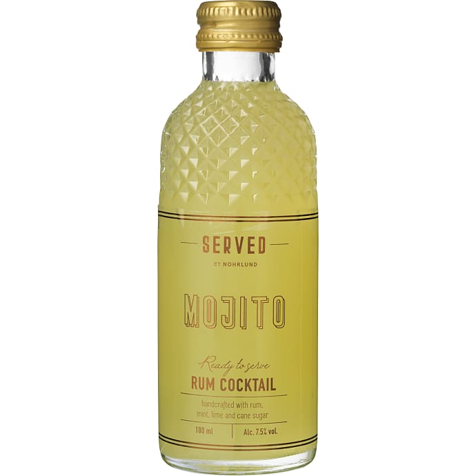 Cocktail m. rom, mint, lime og rørsukker øko