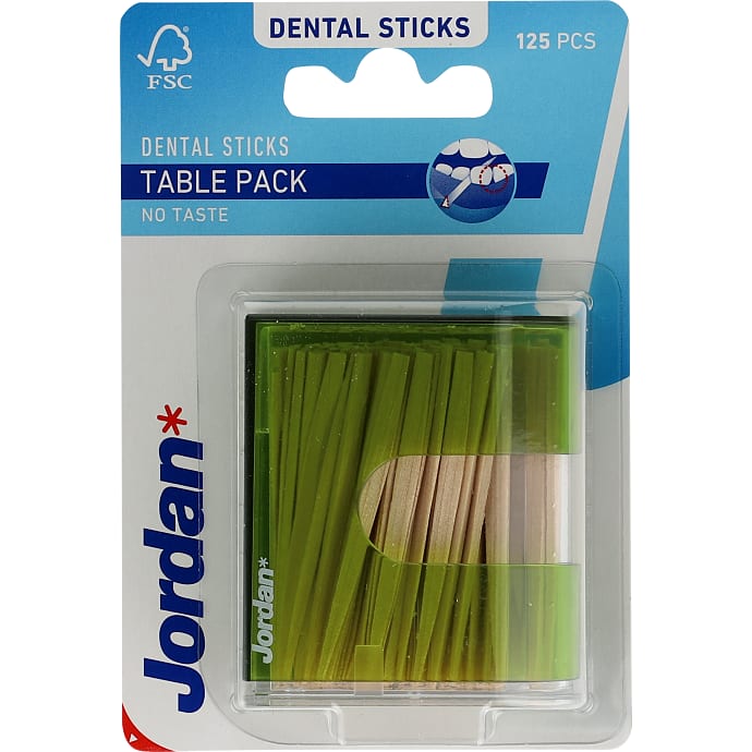 Jordan Tandstikkere i træ 125 stk