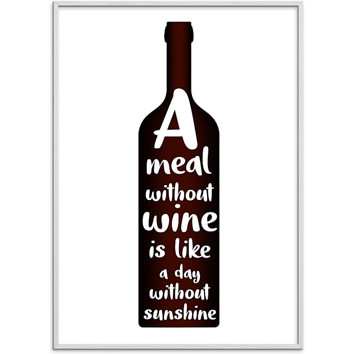 Citatplakat A day without sunshine 70x100