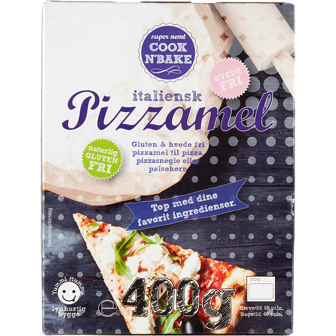 Yummi Mummy Pizzamel glutenfri