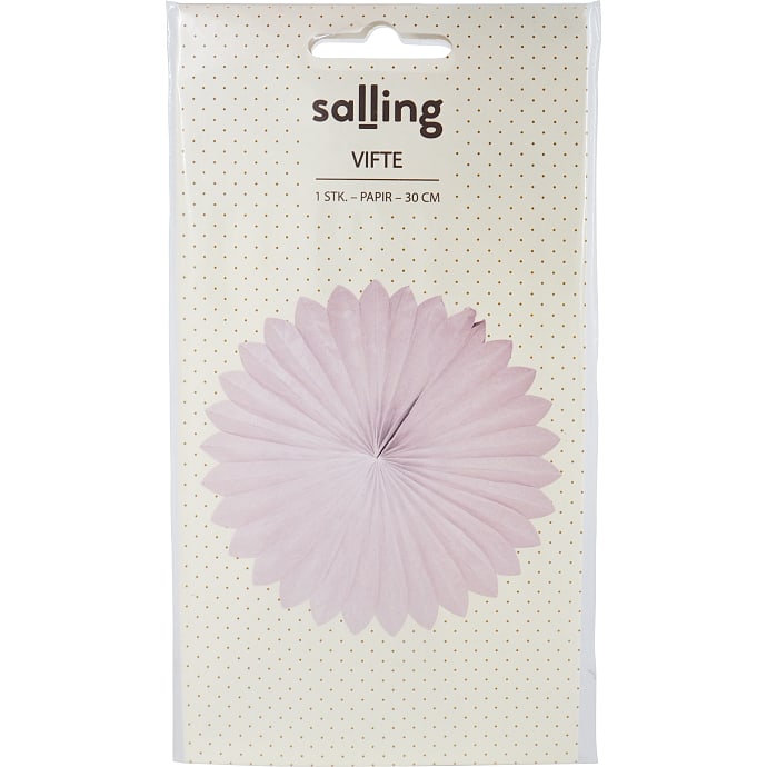 Salling Vifte Ø 30 cm lyserød