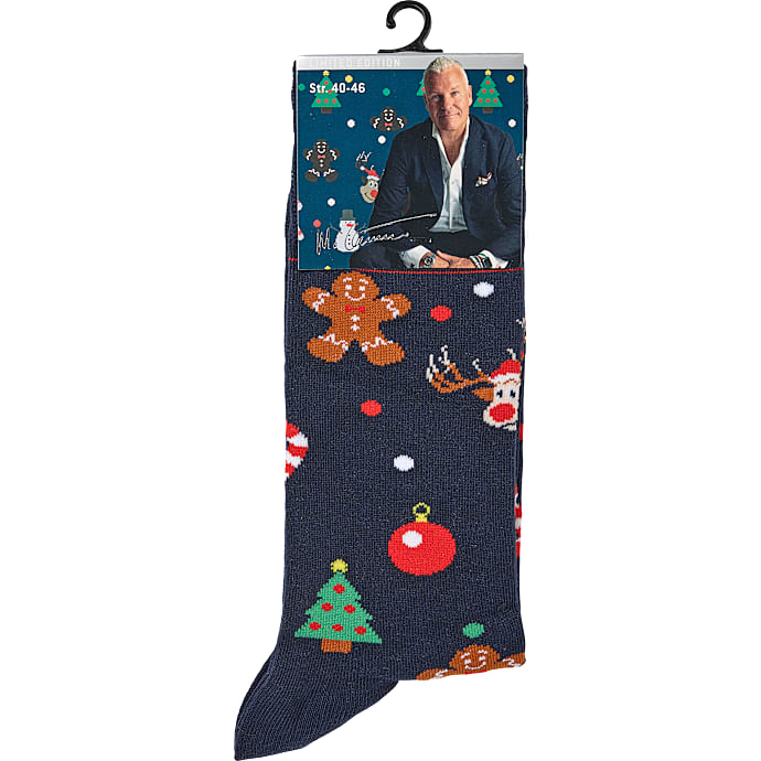 Mads Christensen Herre Strømper One Size Navy