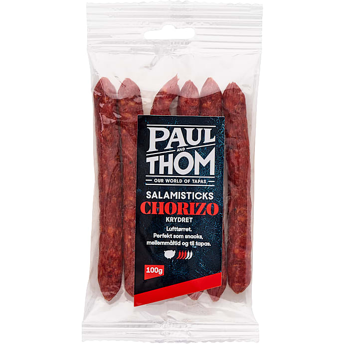 PAUL och THOM Snacksalami m. Chorizo