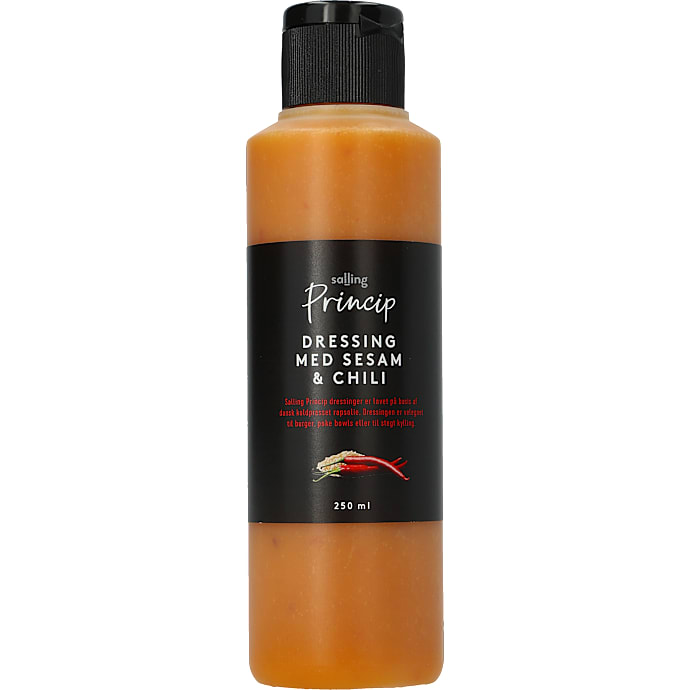 Sesam- og chilidressing