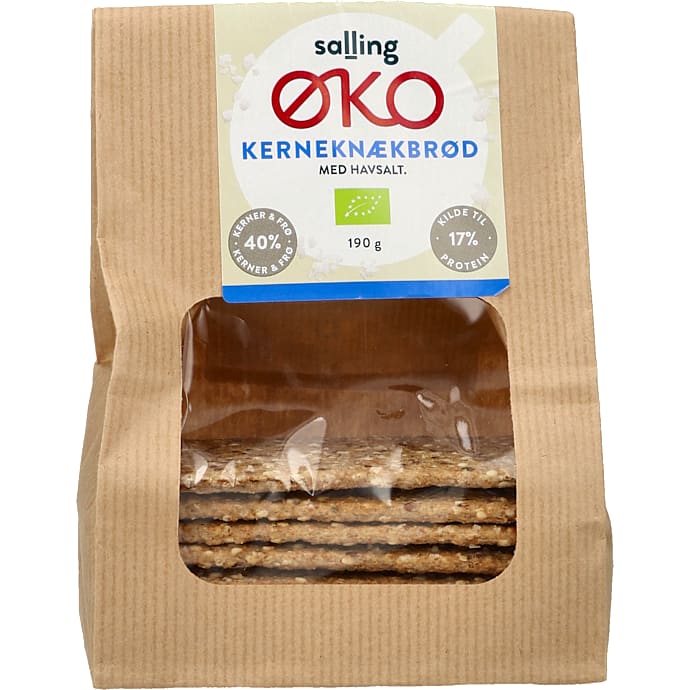 Salling ØKO Kerneknækbrød havsalt