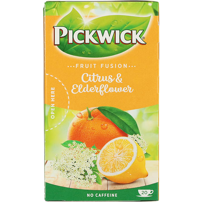 Te m. citrus og hyldeblomst