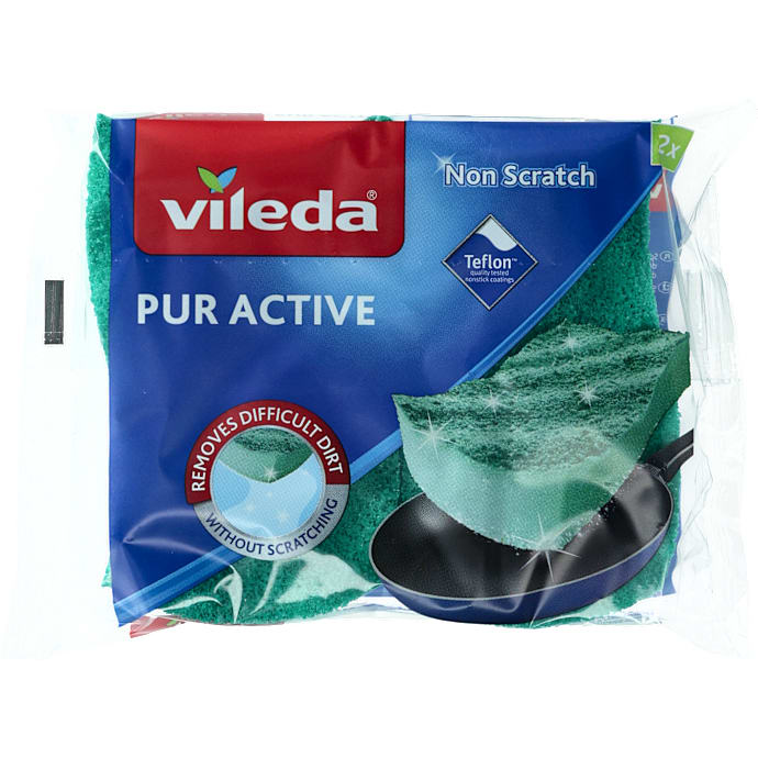 Vileda Rengøringssvampe Teflon 2 stk