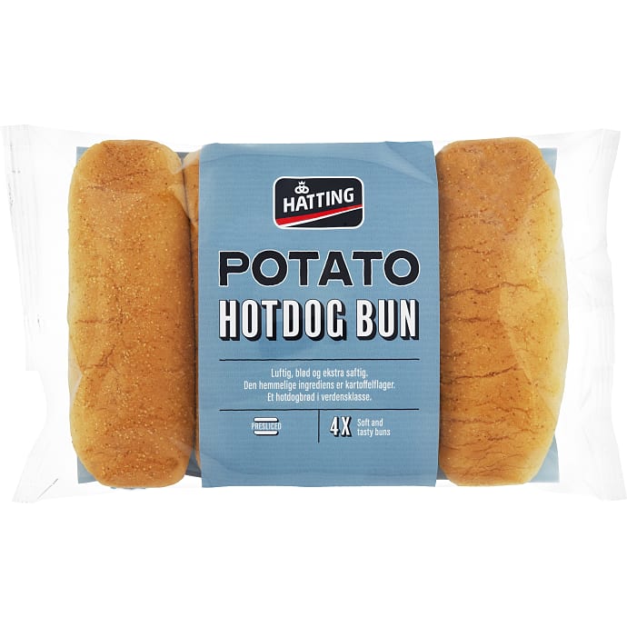Hotdogbrød m. kartoffel