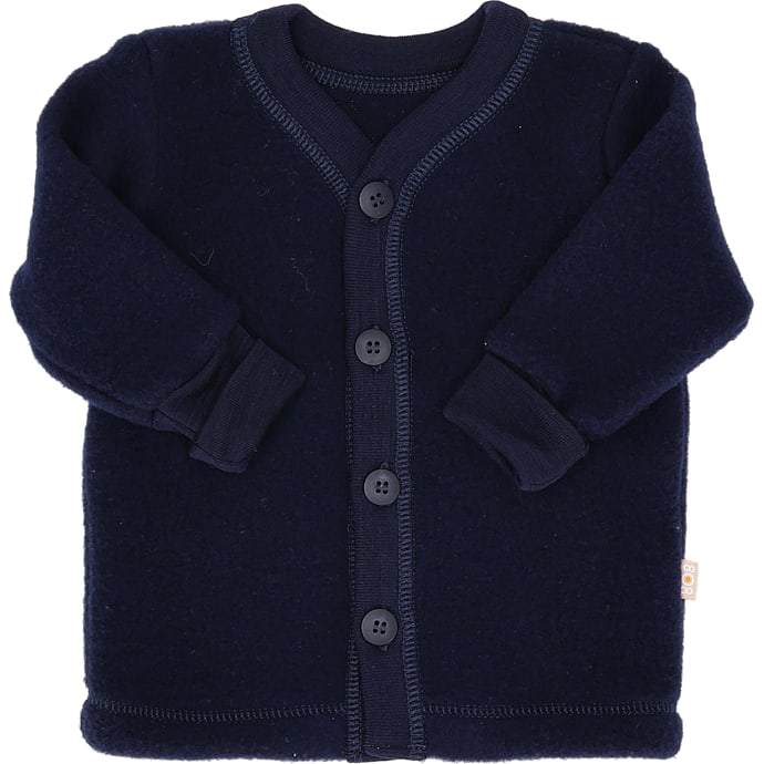 808 uld cardigan str. 98 - blå
