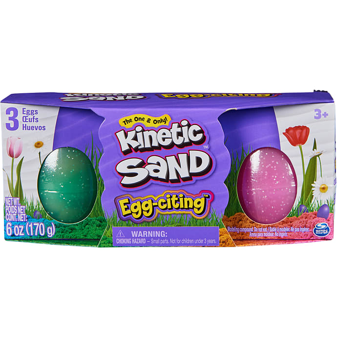 Kinetic sand æg 3-pak