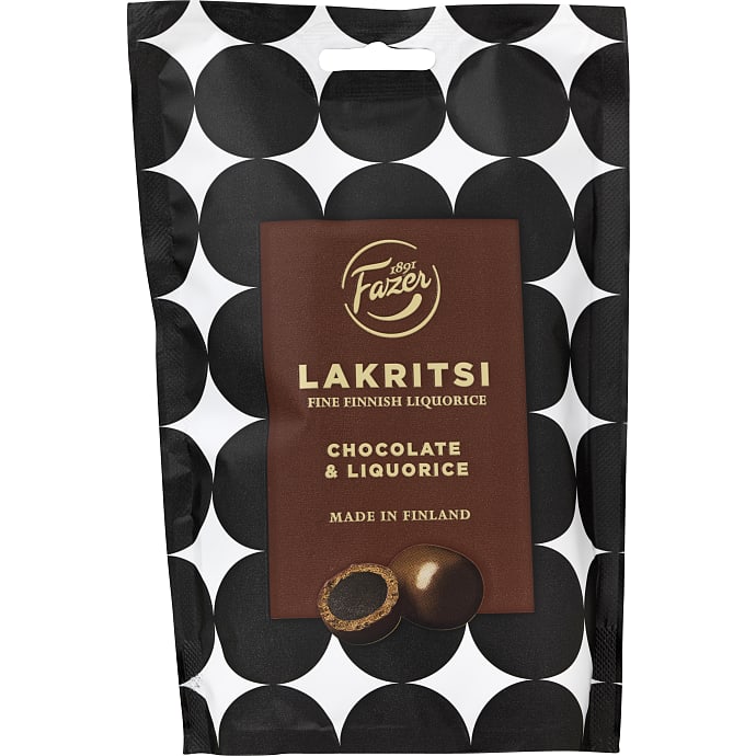 Lakridskulger m. mælkechokoladeovertræk