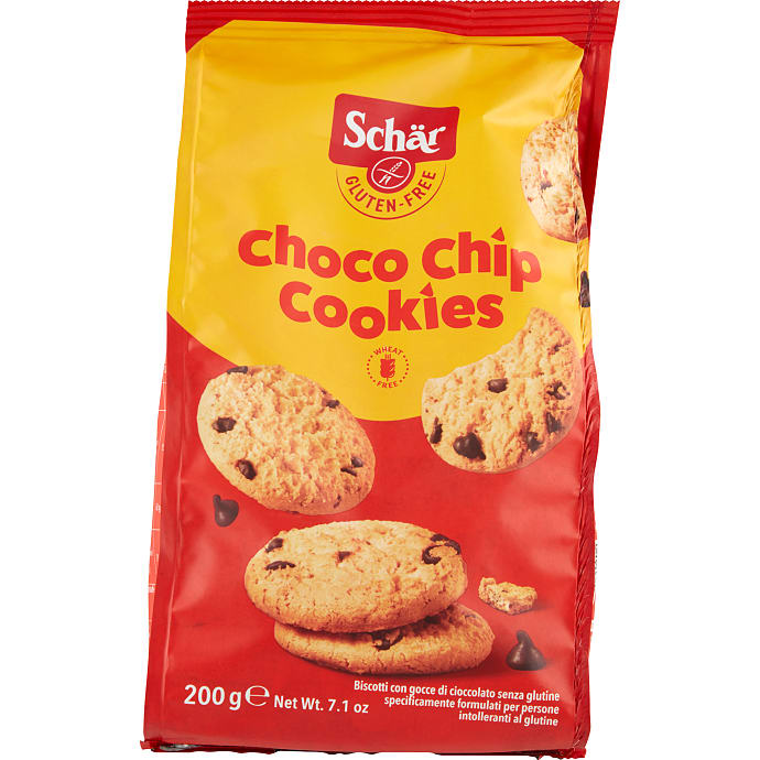 Schär Cookies m. chokoladestykker glutenfri 200 g