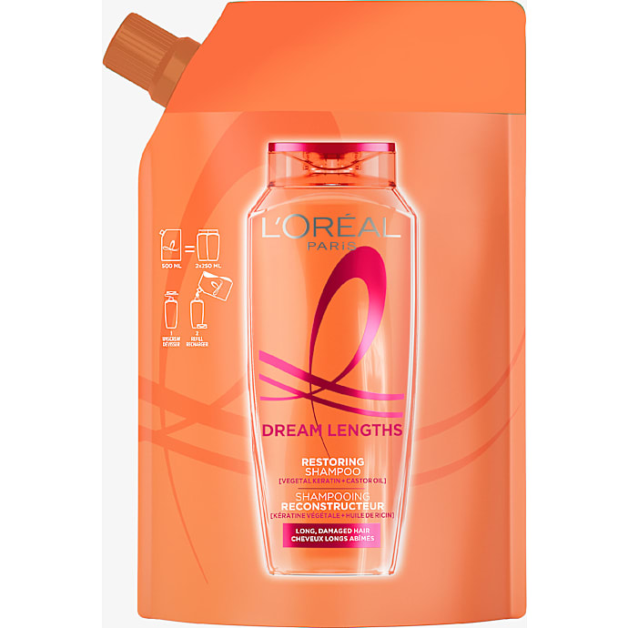 Restoring shampoo langt og skadet hår refill