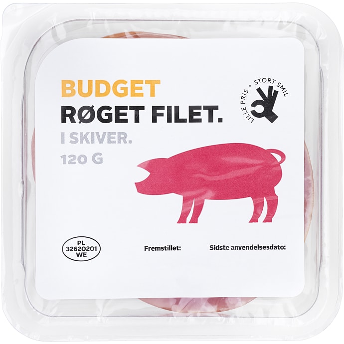 Røget filet i skiver