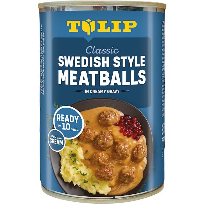 Kødboller i flødesovs