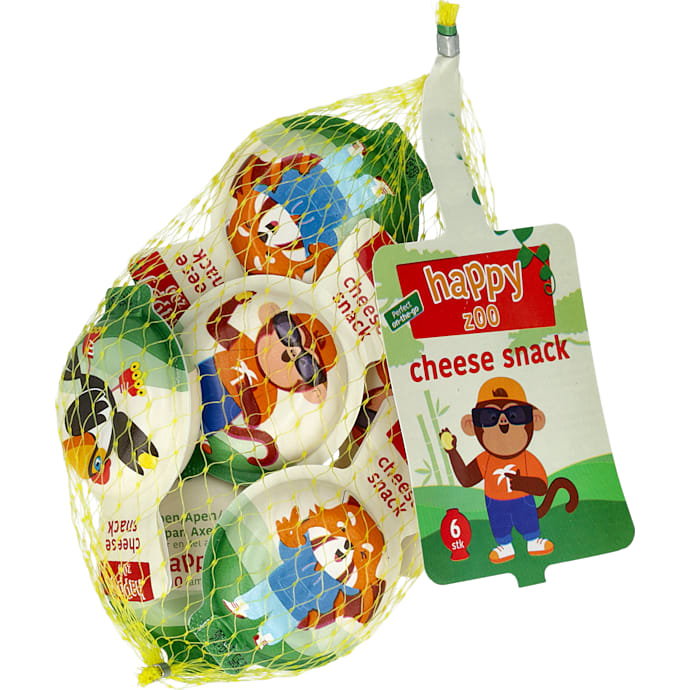 Happy Zoo Snack Cheese 6 stk