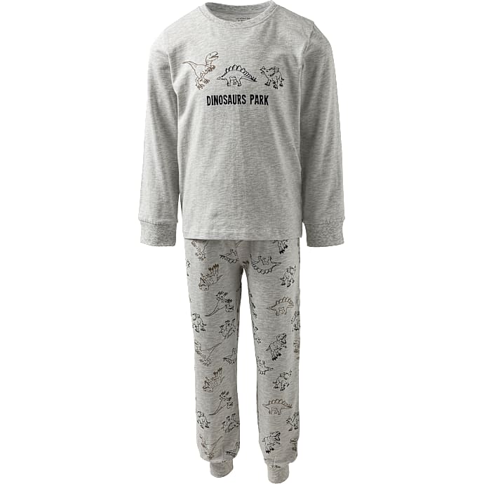 VRS Kids Basic Børnepyjamas str. 122/128 Grå
