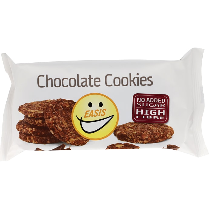 Chokoladecookies u. tilsat sukker