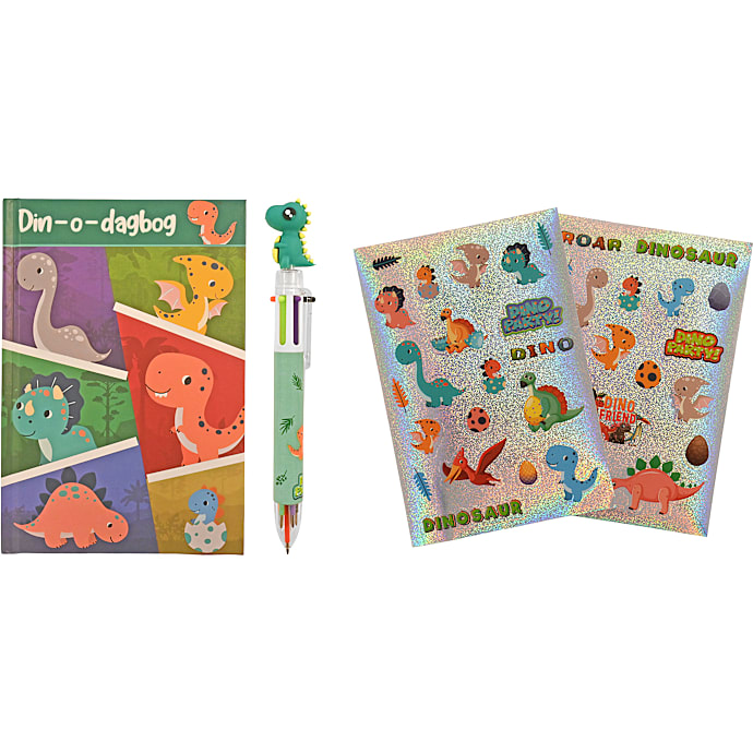 DanPen Junior play notebog farvesæt dino