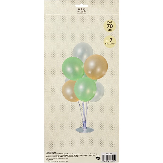 Salling ballonholder H: 70 cm - hvid