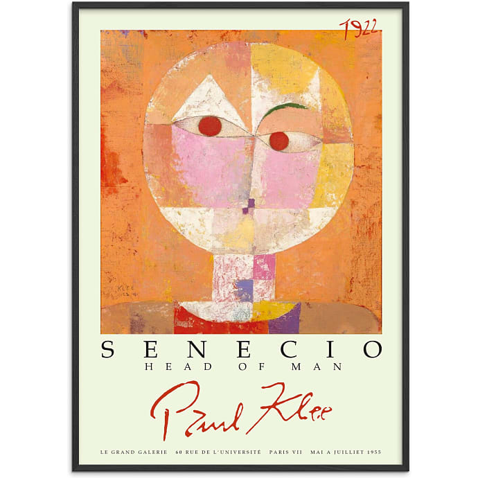 Citatplakat Senecio Paul Klee