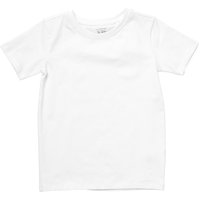VRS Kids Basic Børne T-shirt str. 110/116 hvid