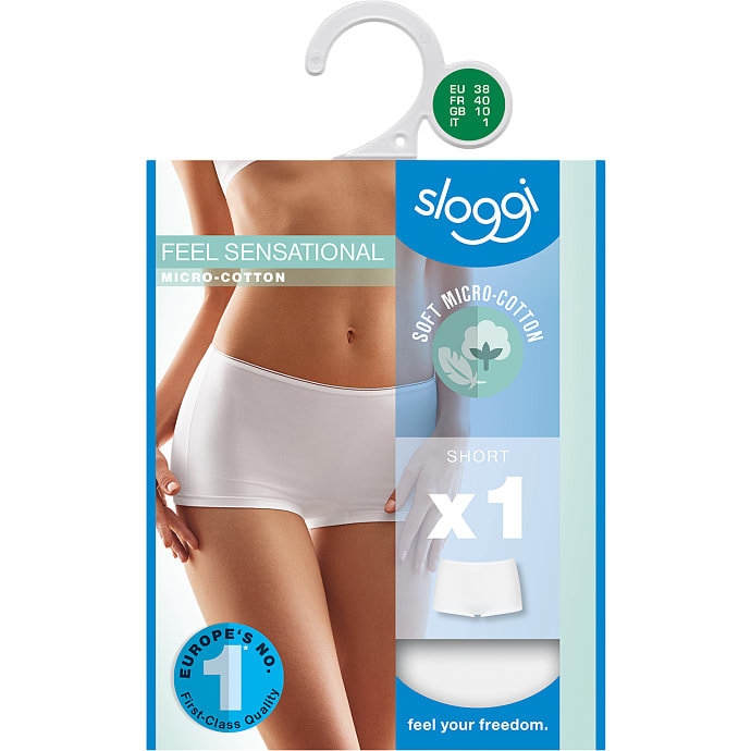 Sloggi Dame Shorts Str. 40 Hvid