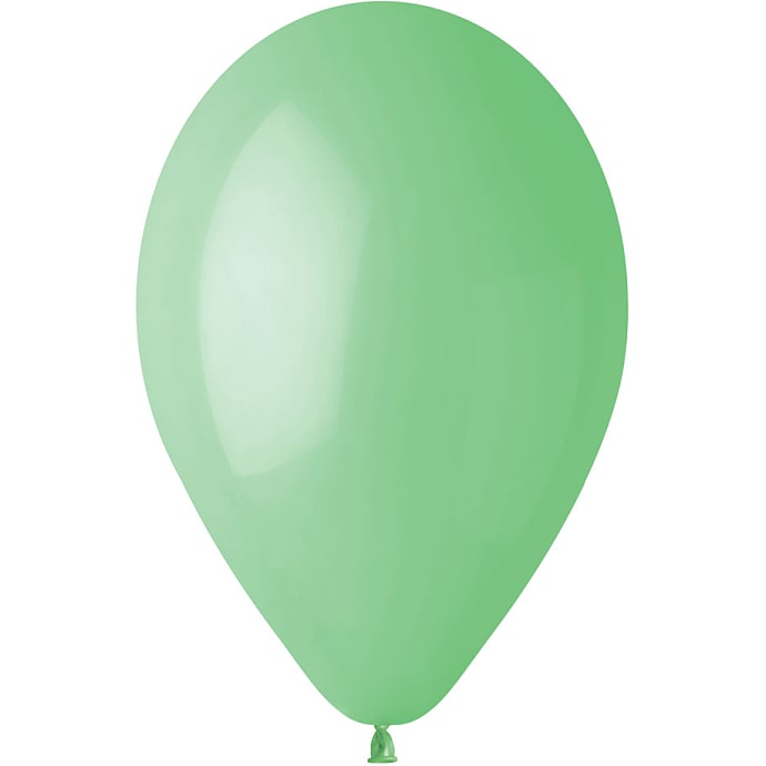 Latexballoner 30 cm 6-pak Mintgrøn
