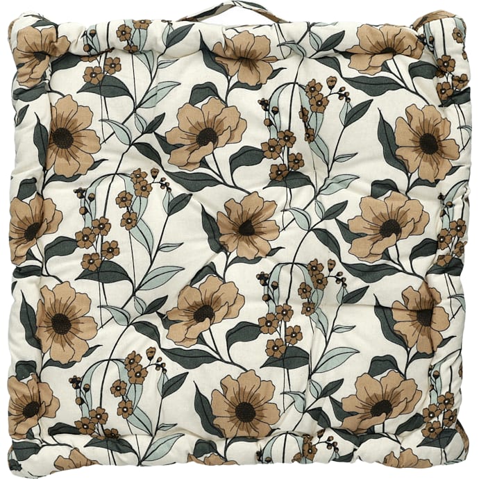 Boxhynde i bomuld blomsterprint