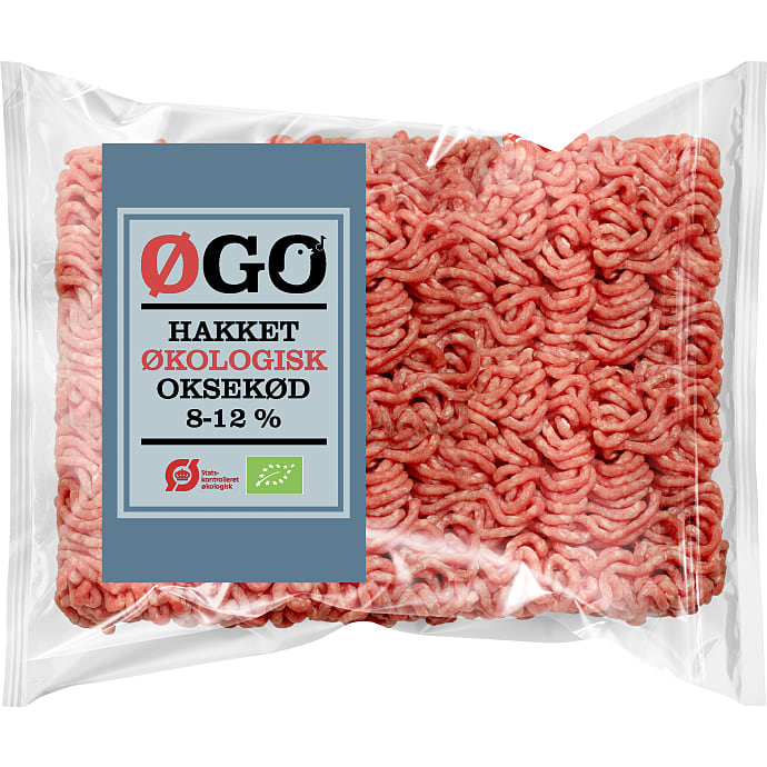 ØGO Hakket oksekød 8-12% fedt økologisk 400 g