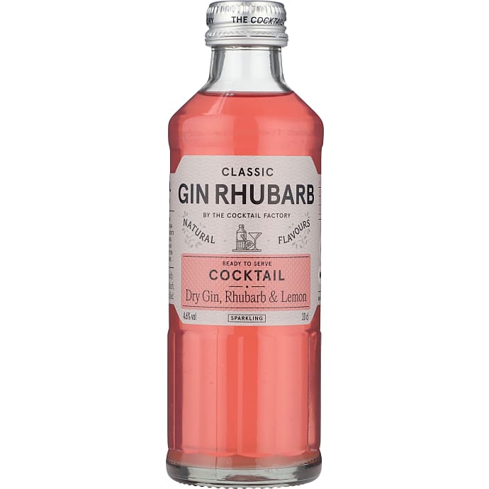 Cocktail m. rabarber og citron