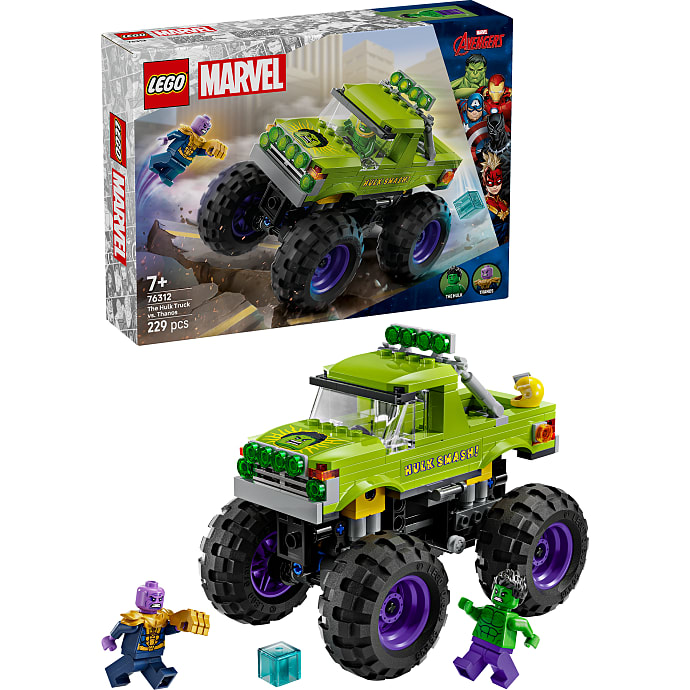 LEGO Marvel Hulk-truck mod Thanos 76312