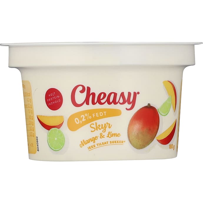 Skyr m. mango og limesmag 0,2 % fedt