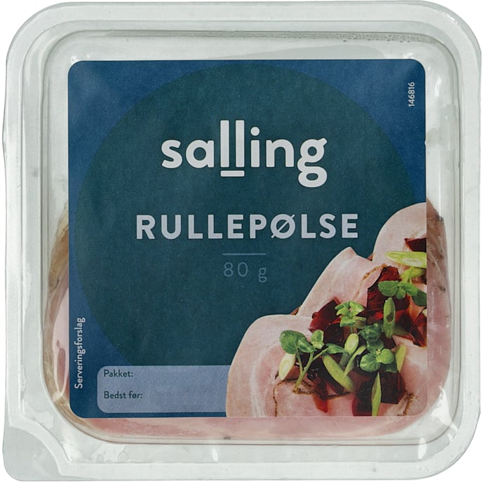 Rullepølse i skiver